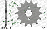 Pignone AFAM 20306-14 passo 520 HONDA XL 350 R 1984  -1987